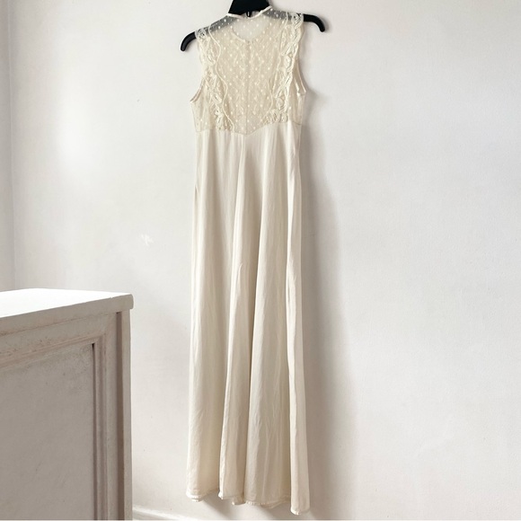 Vintage Janice Young for Vanessa Lace Nightgown Slip Dress - Picture 5 of 15